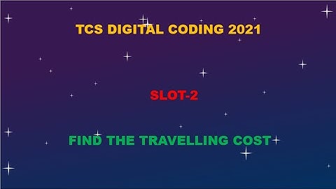 TCS DIGITAL CODING QUESTIONS - SLOT 2 || 07 AUGUST 2021 || PYTHON