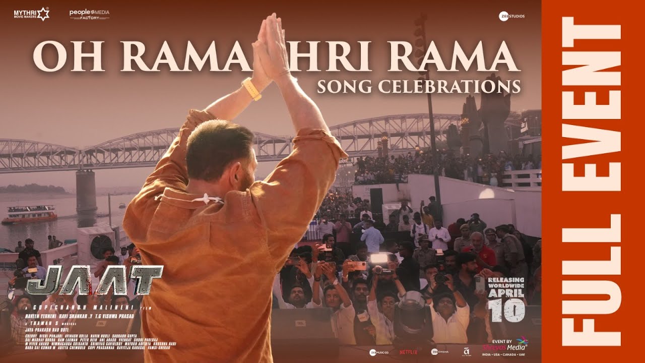 Oh Rama OH RAMA SHRI RAMA Song Celebrations Full Event | JAAT | Sunny Deol ...