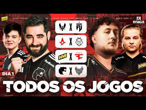 BLAST RIVALS 2026 Season 1 (DIA 01) - TODOS OS JOGOS - COMPLETO