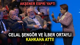 Meral Akşener'in esprisine Celal Şengör ve İlber Ortaylı kahkaha attı! Resimi