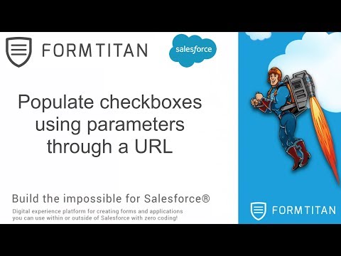 Populate checkboxes using parameters through a URL