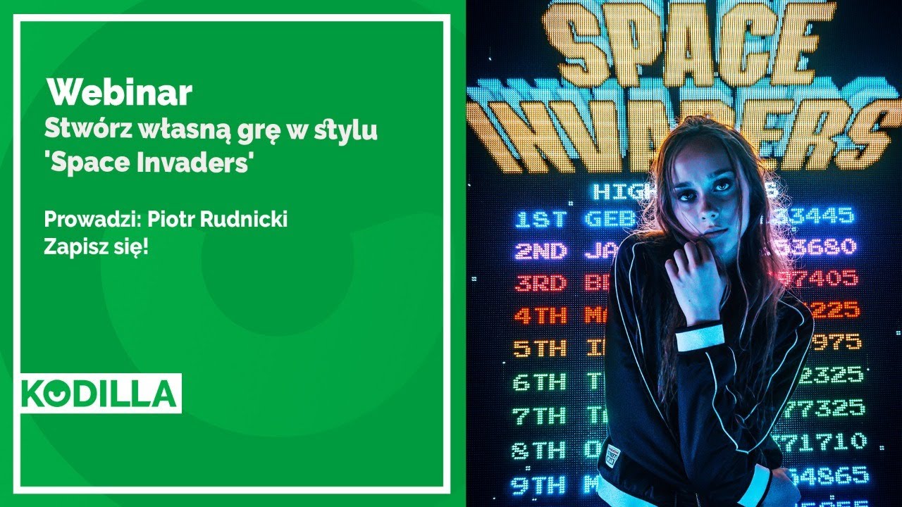 Darmowy webinar: Stwórz własną grę w stylu 'Space Invaders'