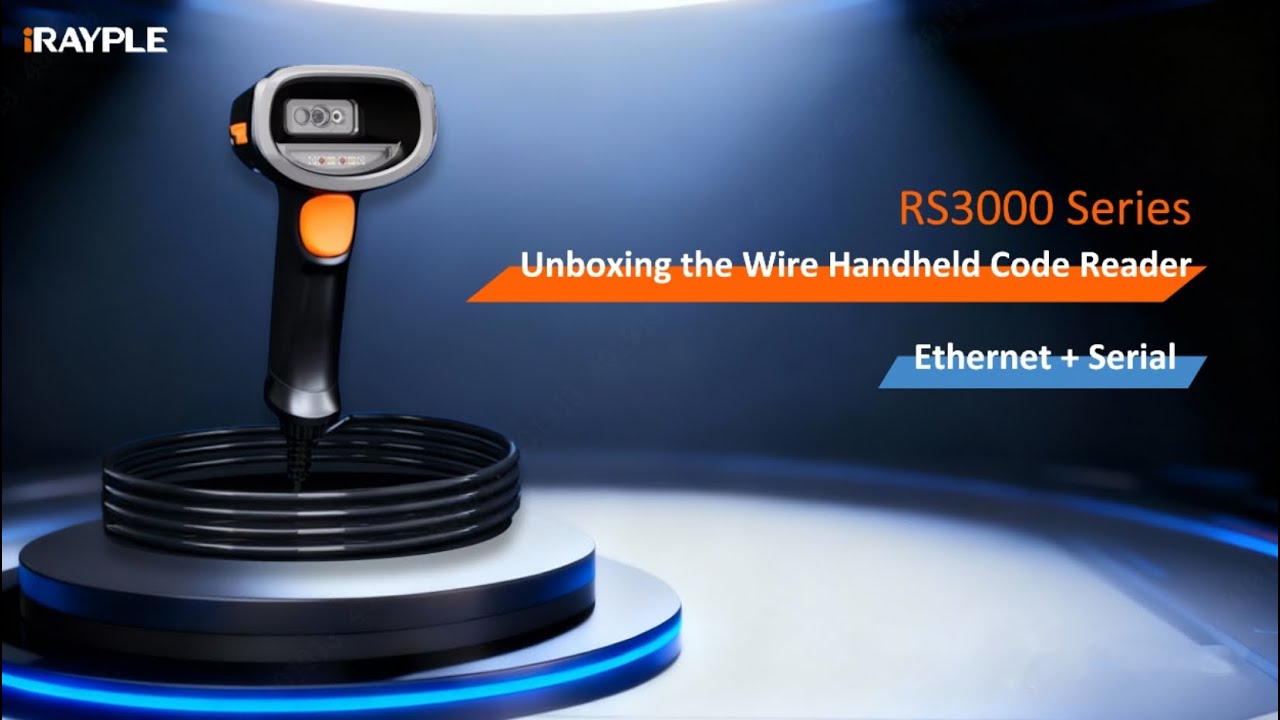 Unboxing: RS3000 Series Ethernet + Serial Handheld Code Reader - YouTube
