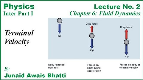 Terminal Velocity | 1st Year Physics |Chapter No. 6 | LEC No. 2 | Junaid Awais Bhatti