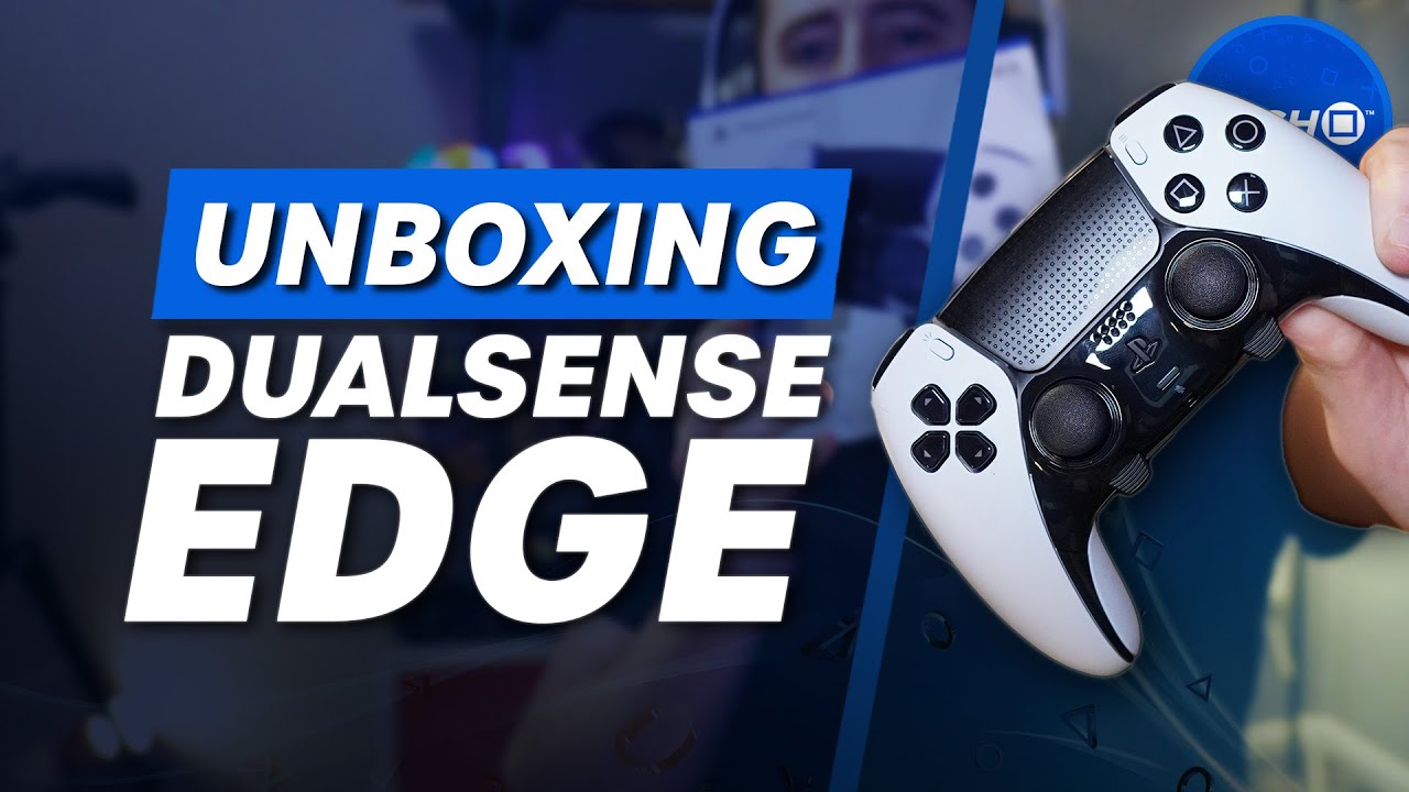 Unboxing the DualSense Edge PS5 pro controller