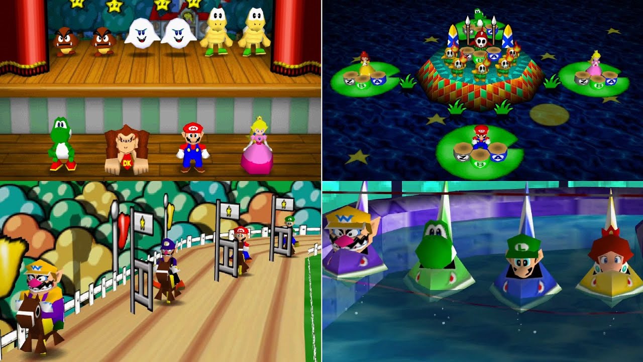 Mario Party 3 Mini Games - Boulder Ball 