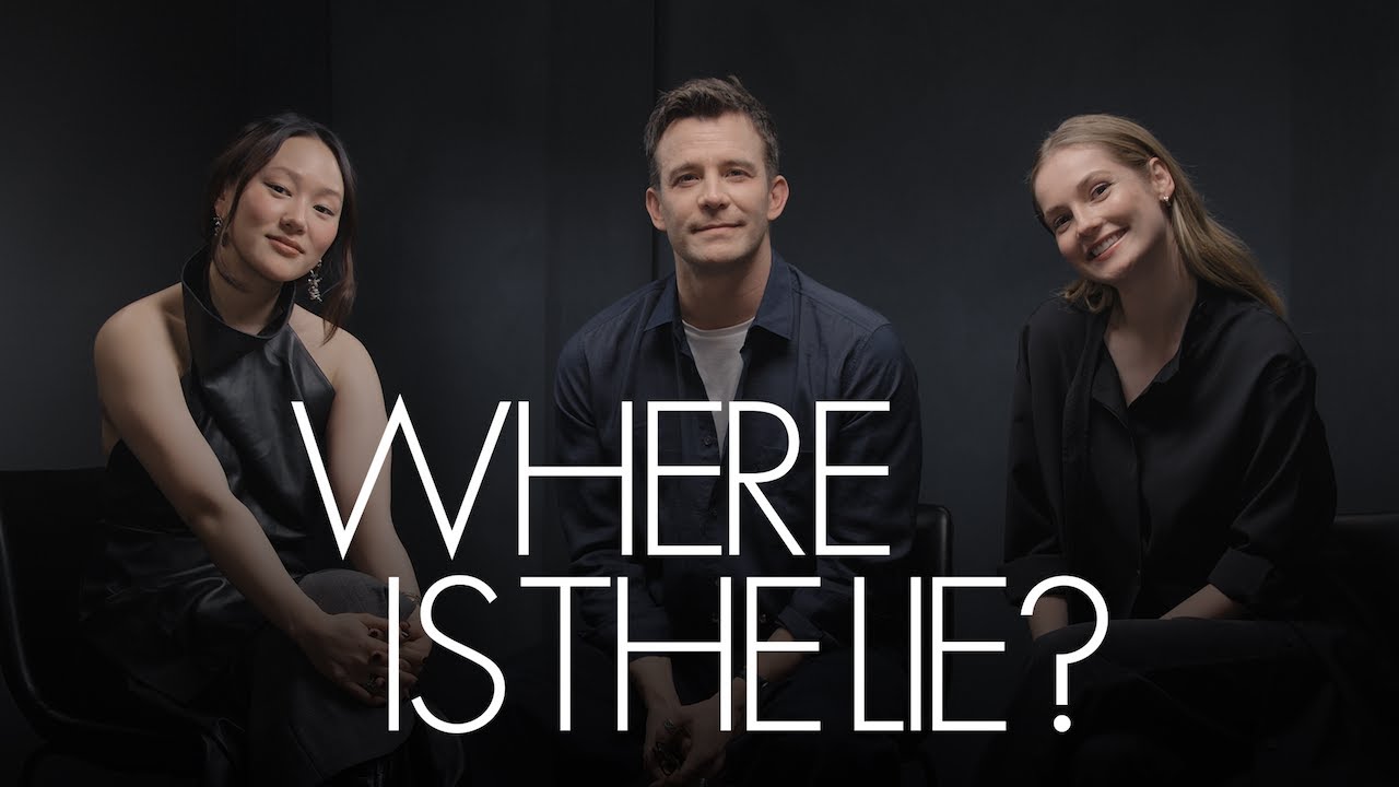 Luke Thompson, Yerin Ha & Hannah Dodd Take Turns in the Hot Seat | Where Is the Lie? | ELLE