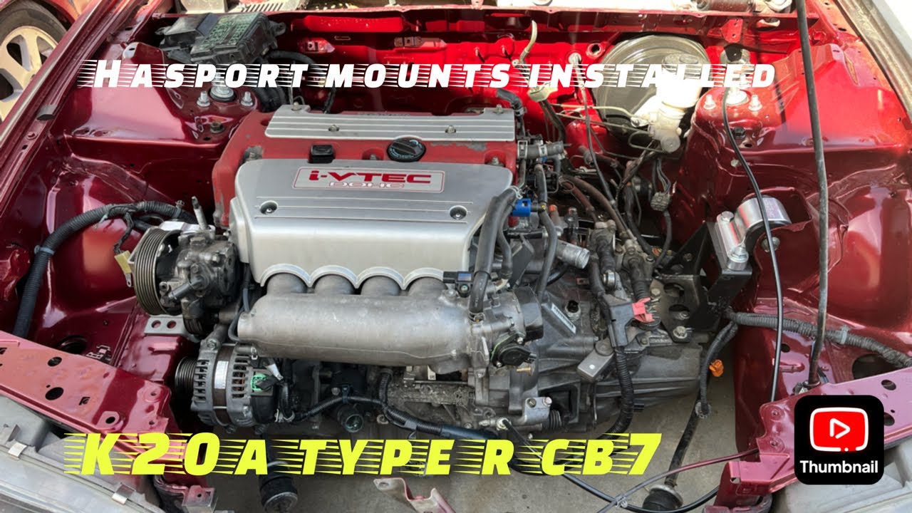 Honda accord cb7 k20a type r part 4 - YouTube