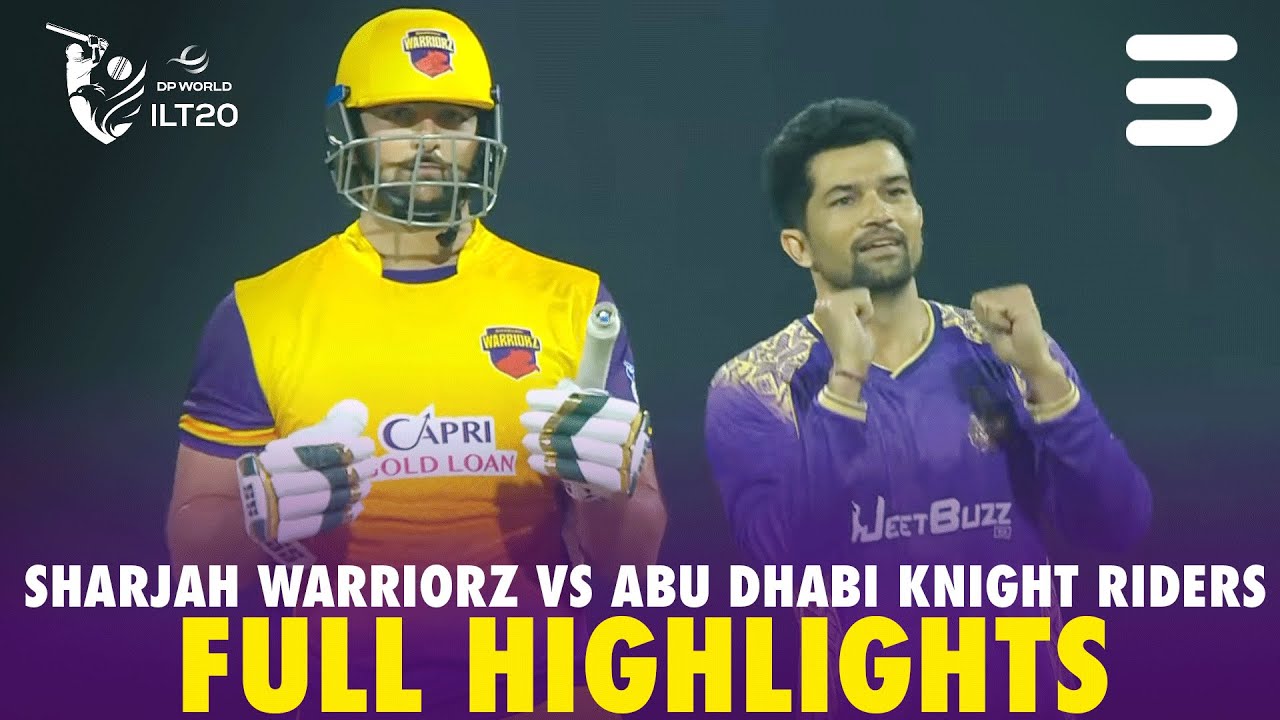 Full Highlights | Sharjah Warriorz vs Abu Dhabi Knight Riders | 2nd Match | DP World ILT20 | M3Y1U