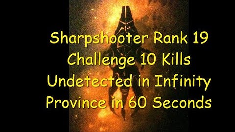 Ghost Recon Breakpoint Sharpshooter Rank 19 Get 10 Kills in Infinity Undetected within 60 Seconds