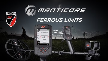 Minelab Manticore Ferrous Limits Tutorial