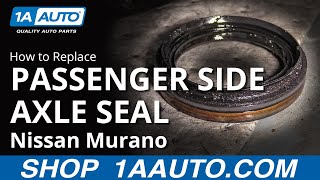 How to Replace Passenger Side Axle Seal 03-13 Nissan Murano
