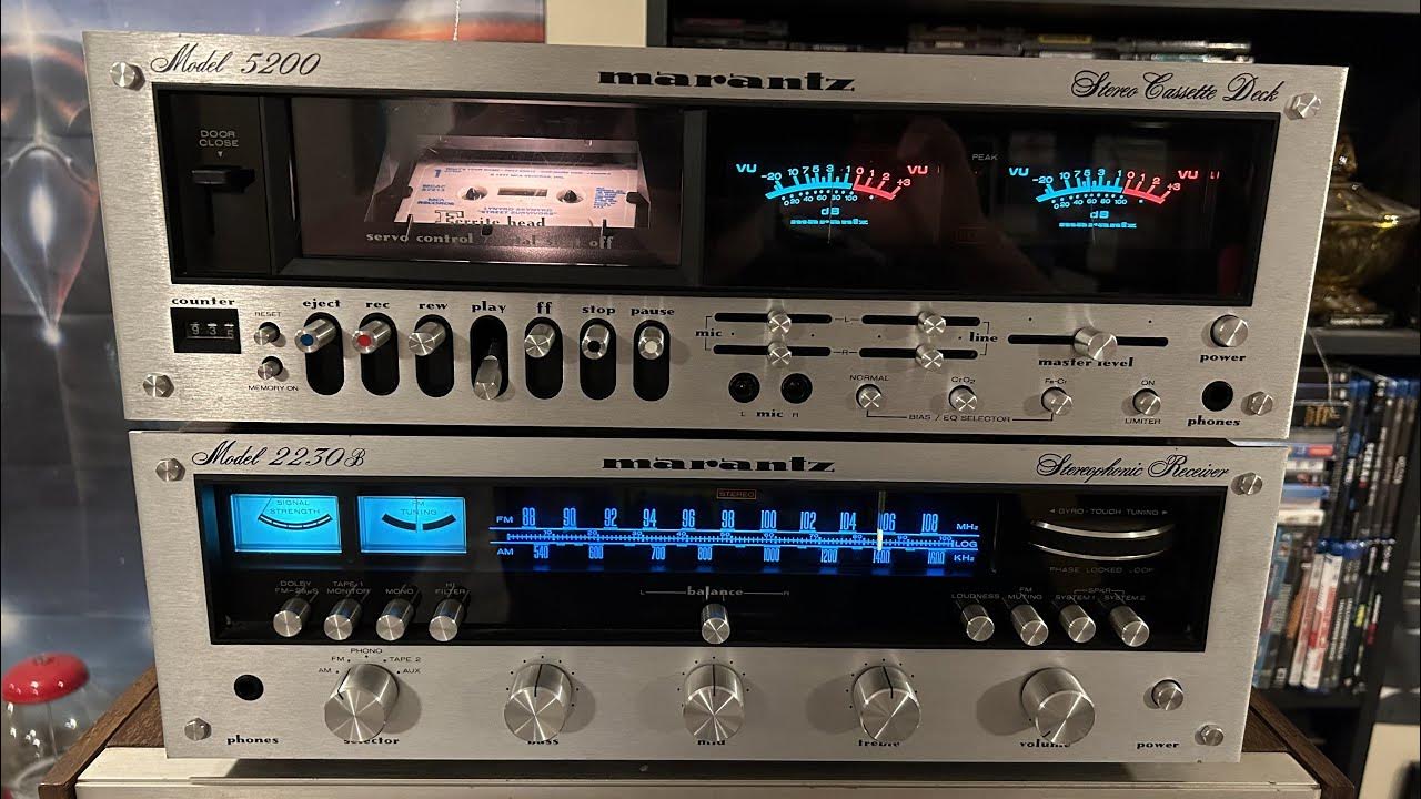 Marantz 5200 Cassette Deck! Initial check out and general servicing