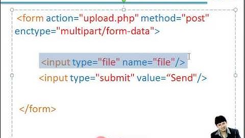 Chapter 9 How to upload file on server using PHP  Hindi