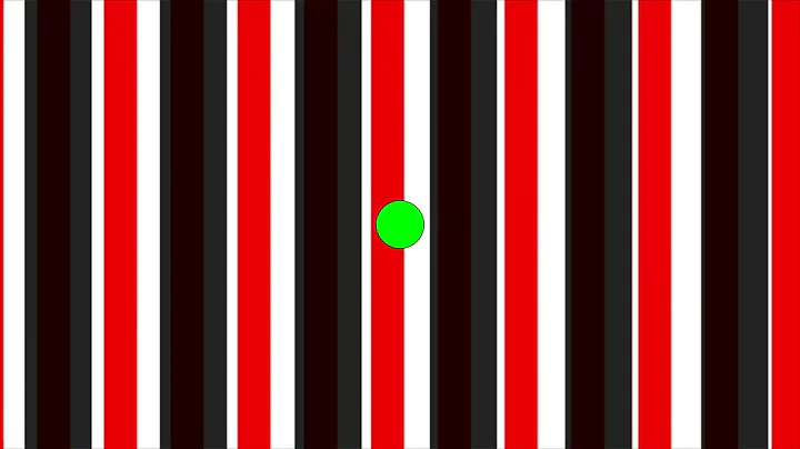 Ball Moving Horizontally Over Optokinetic Stripes Moving in the Same Direction at Different Speeds
