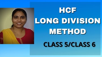 HCF of 3 numbers: Long Division method