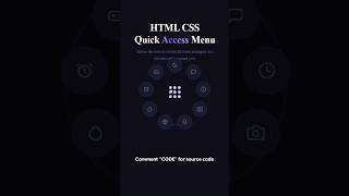 I built a circular menu that actually looks insane 🔥