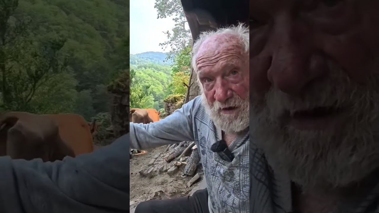 vive sólo con 93 años sin carretera ni electricidad #vida #villagelife