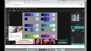 Color Mixing Digital Painting Worksheet Pixlr E