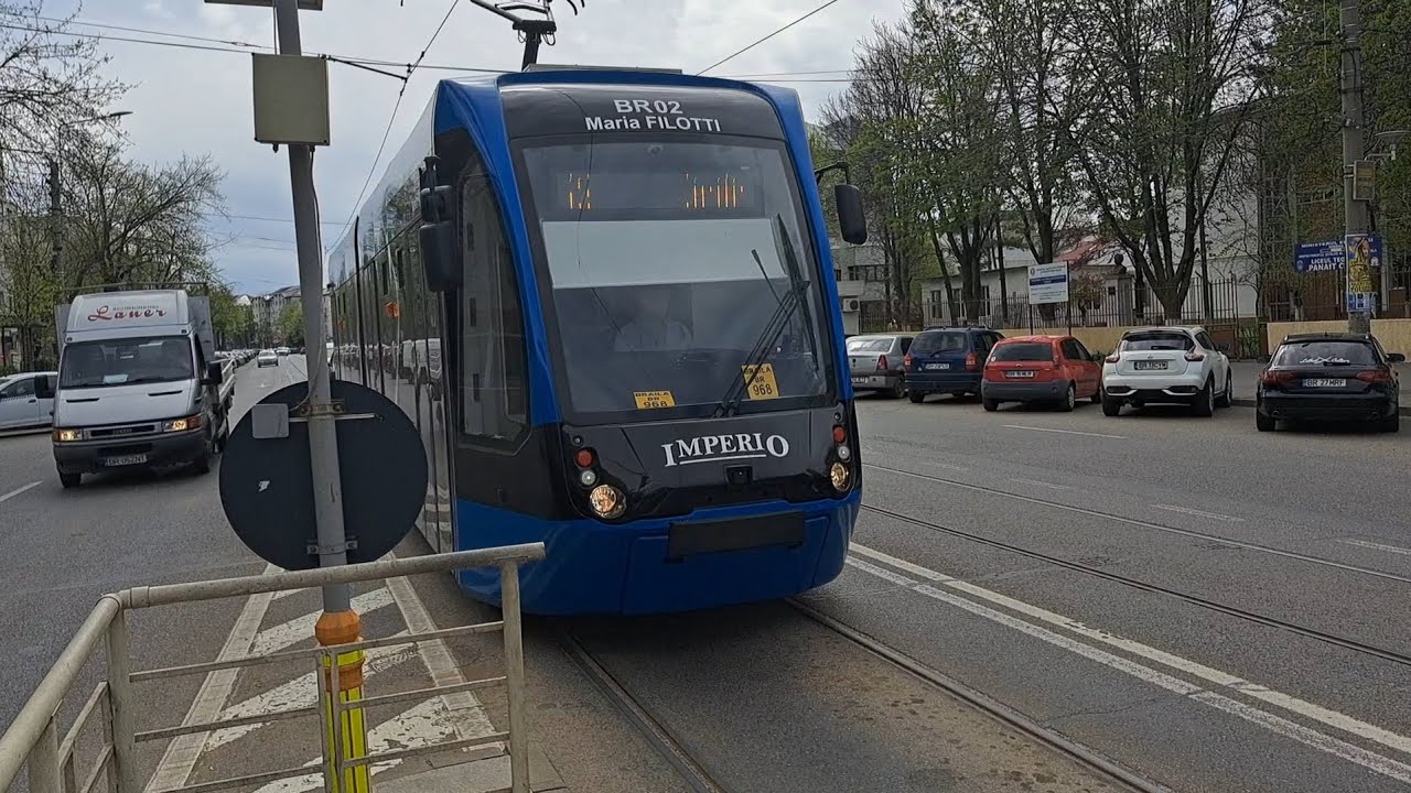 Brăila: Călătorie cu tramvaiul IMPERIO #BR02 
