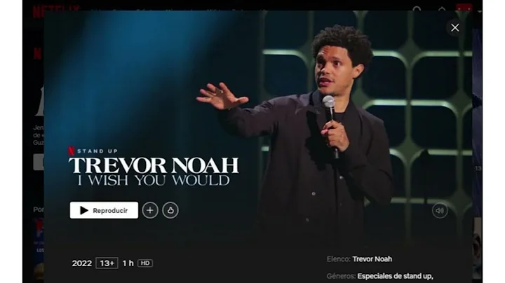 I Wish You Would   Trevor Noah standup comedy special