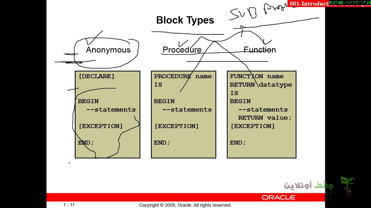 Oracle developer g11- 20- Introduction to PL SQL - YouTube