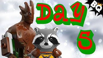 Custom LEGO Super Heroes 2014 Advent Calendar Day 5 Unboxing - BrickQueen