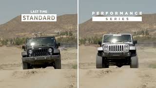 Ride Comparison Standard VS Performance 2 0 Series Shocks C&H Auto Accessories #754-205-4575