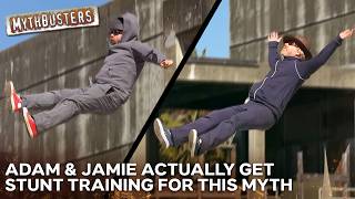 Can You Really Survive Jumping Into A Dumpster From A Rooftop | MythBusters