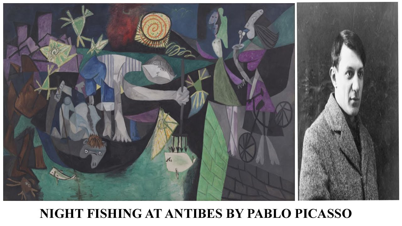 Night Fishing at Antibes by Pablo Picasso - MOMA NYC 
