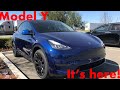 Delivery of My Blue Tesla Model Y!