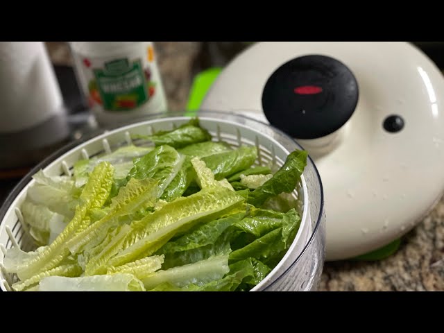 salad spinner, lg pull ss EASY SPIN 2 WAIT TIL OXO=0 - Whisk