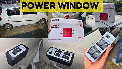 RD 4 DOOR POWER WINDOW AND RD 4 DOOR CENTRAL LOCK INSTALLED IN CELERIO CAR 📞 62687 77684