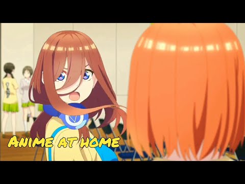 The Quintessential Quintuplets (Dub) | he is outside he is talking to a girl how is it