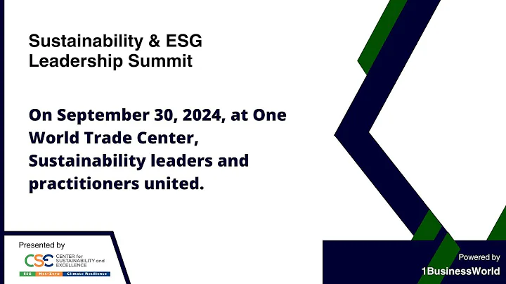 CSE Sustainability & ESG Leadership Summit 2024