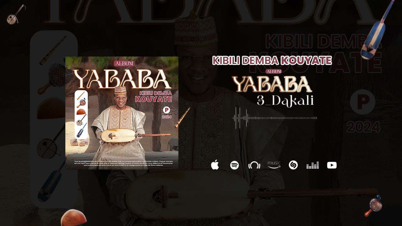 Watch KIBILI DEMBA KOUYATE - 3 DAKALI (Album YABABA) on YouTube Watch KIBILI DEMBA KOUYATE - 3 DAKALI (Album YABABA) on YouTube