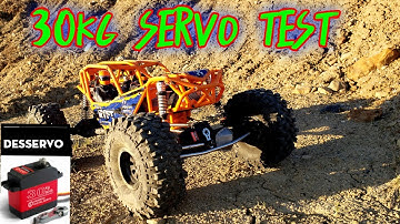 Desservo 30kg servo test in the Axial RBX10 RYFT