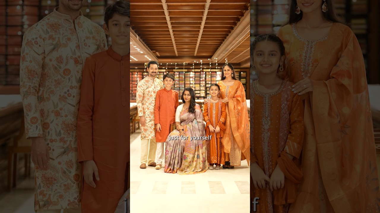 Pothys Family Sets | Coordinated Outfits for Diwali 2025