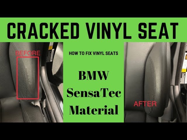 Best way to repair this vinyl seat tear in my car? : r/howto