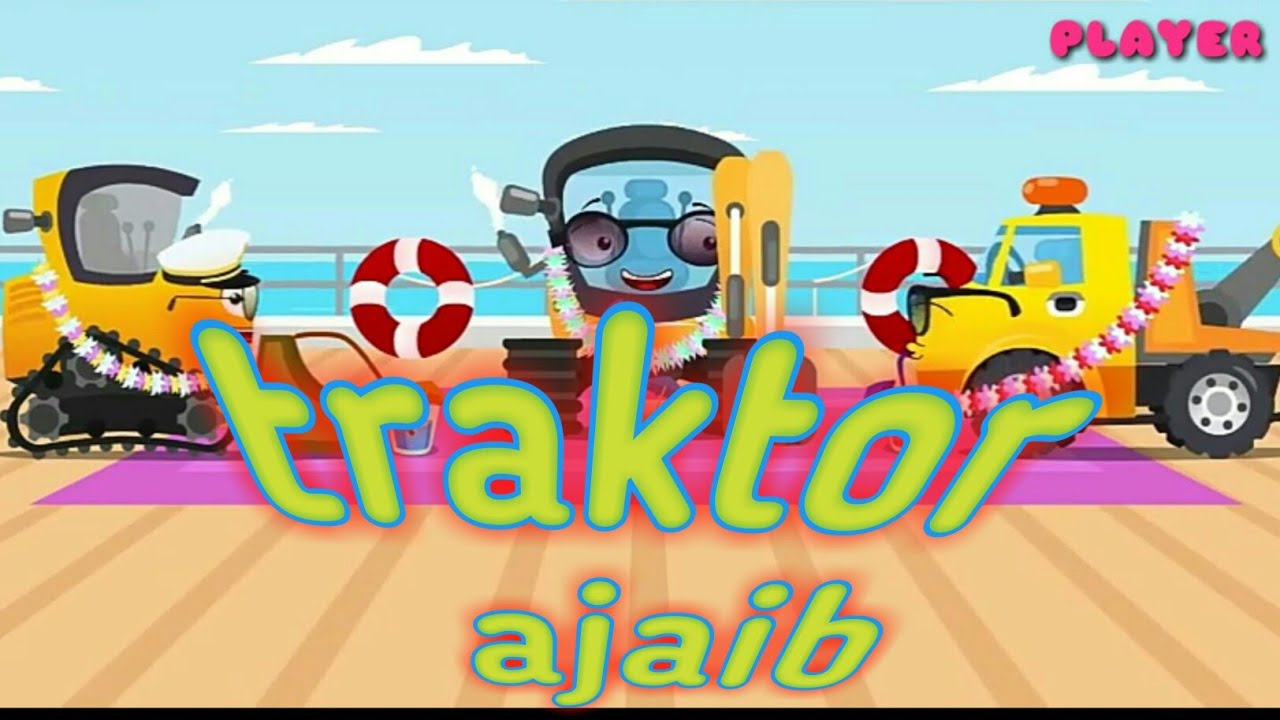  Video Kartun Lucu Anak  Mainan Traktor Beko YouTube