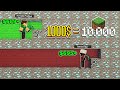 تحديت اصدقائي يلي يكسر 10000 بلوكة يربح 1000$ دولار 🔥😱 || MINECRAFT ماينكرافت