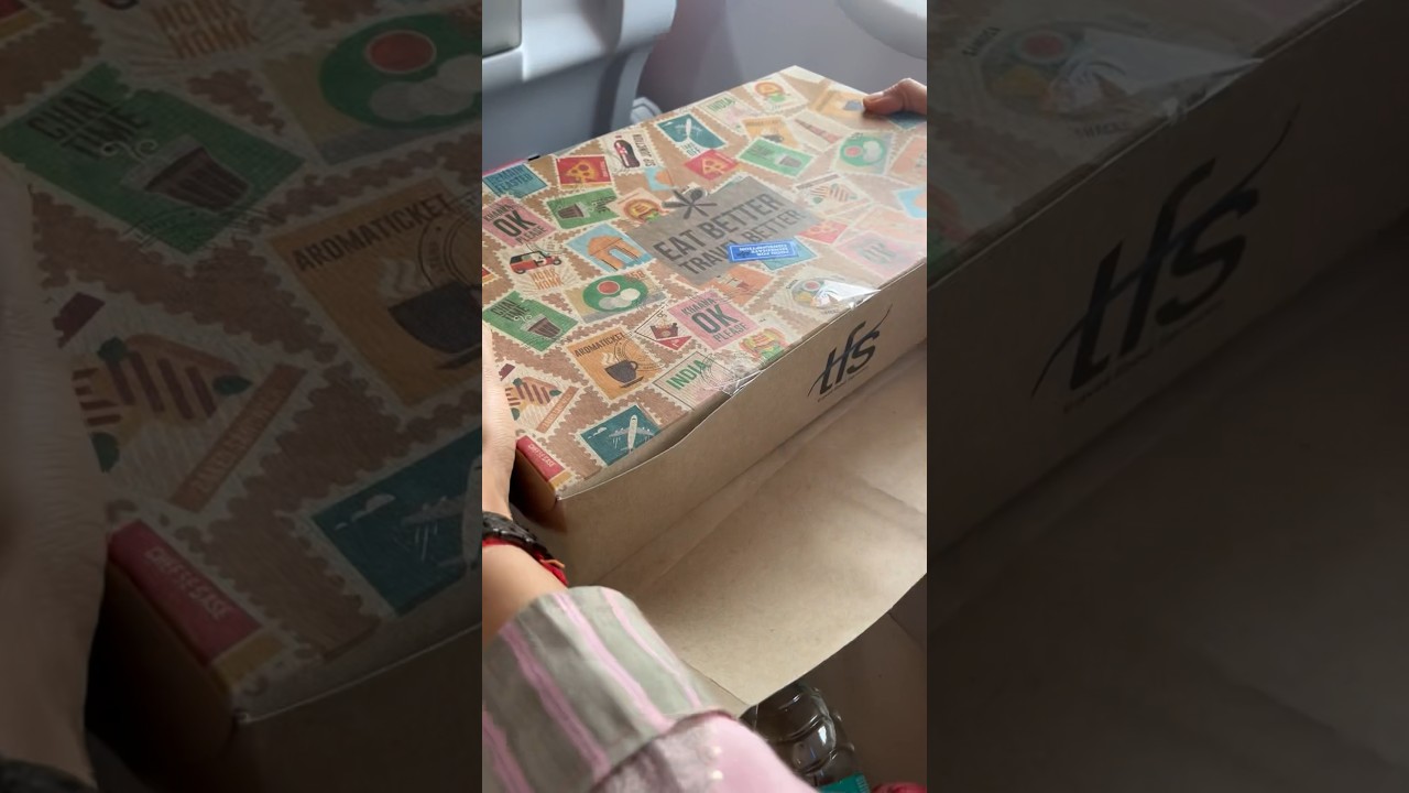 Let’s unbox Kolkata airport lounge meal box 😍#shorts #food #foodshorts #kolkata #airport #mealbox
