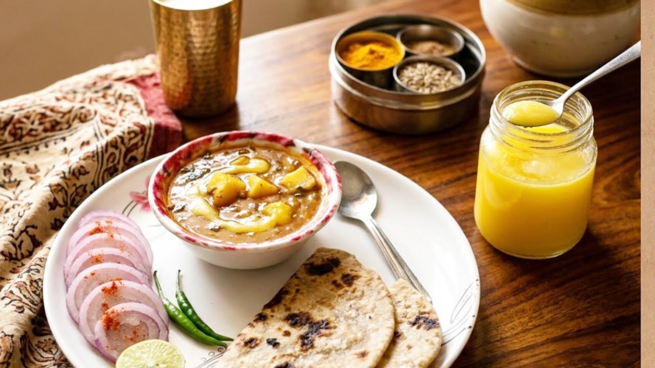 Artful Suman is live! Homemade desi ghi#aalu matar ki sabji#food