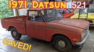 I bought a 1971 Datsun 521 Pickup in NICE original shape!