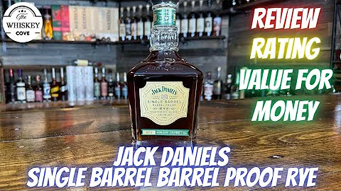 Jack Daniels Barrel Proof Single Barrel Rye. In-Depth Review! E39