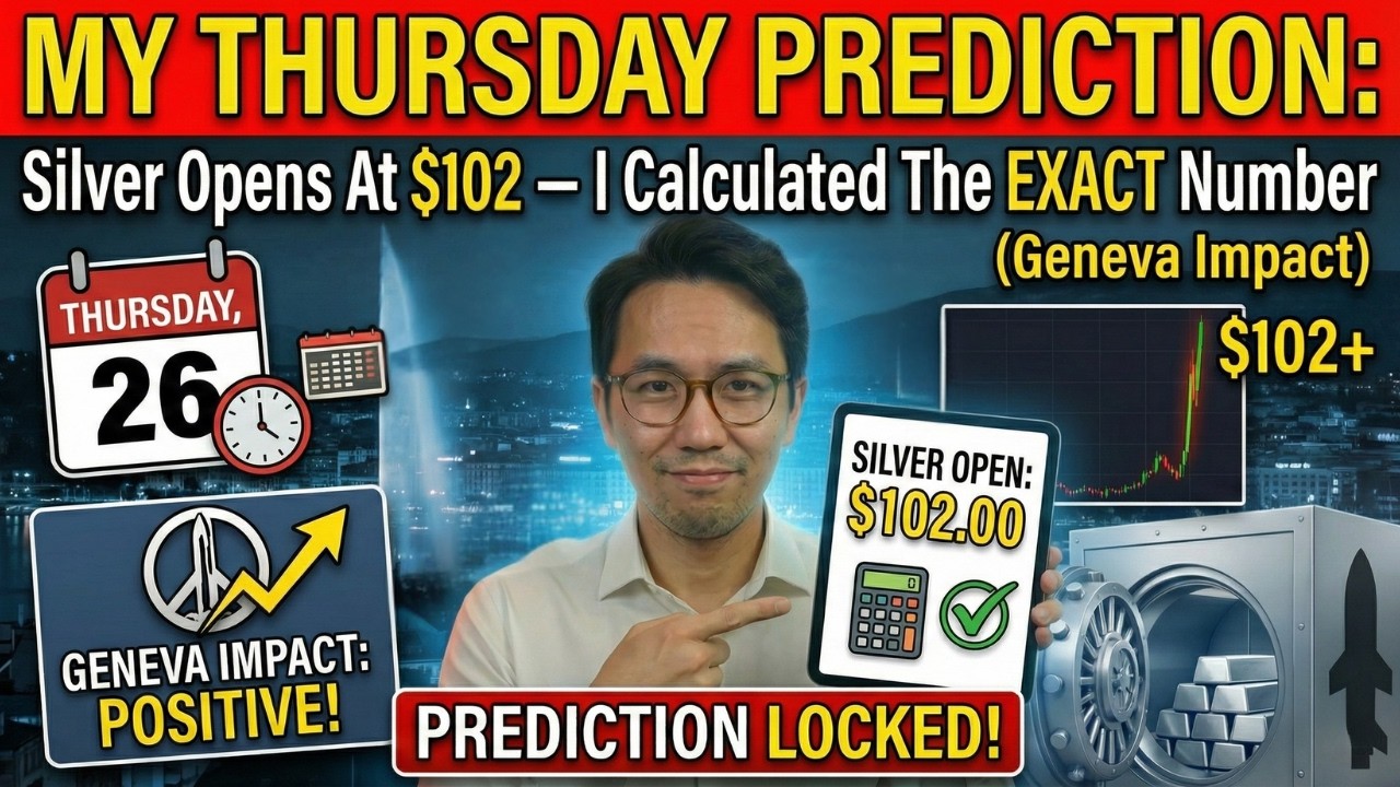 MY THURSDAY PREDICTION: Silver Opens At $102 — I Calculated The EXACT Number (Geneva Impact)