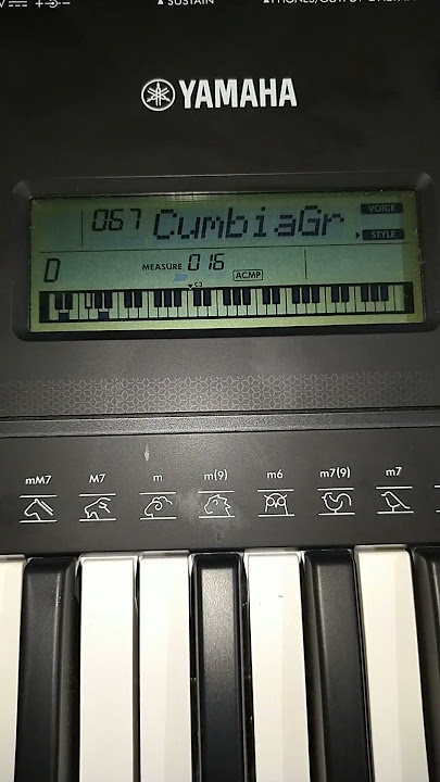 Teclado Yamaha psr e273 ritmo cumbia