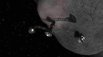 Kerbal Space Program Asteroid Ferris Wheel Concept Test