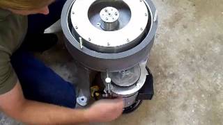 120 GPH OIL CENTRIFUGE w Inverted Rotor and MOTOR  for Black Diesel 
