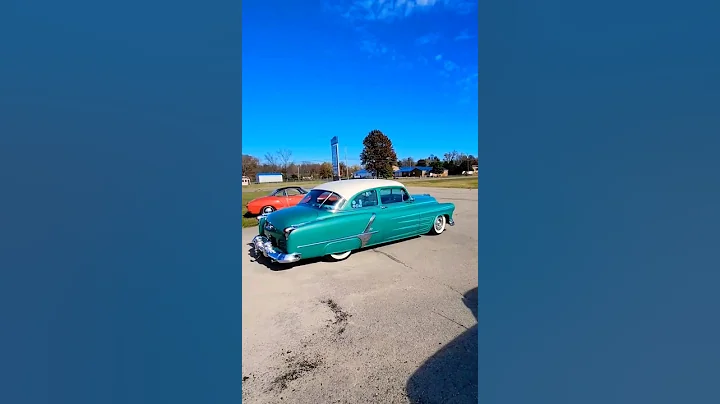 1950's Oldsmobile 88 Custom Hot Rod Drive By #car #driving #exhaustsound